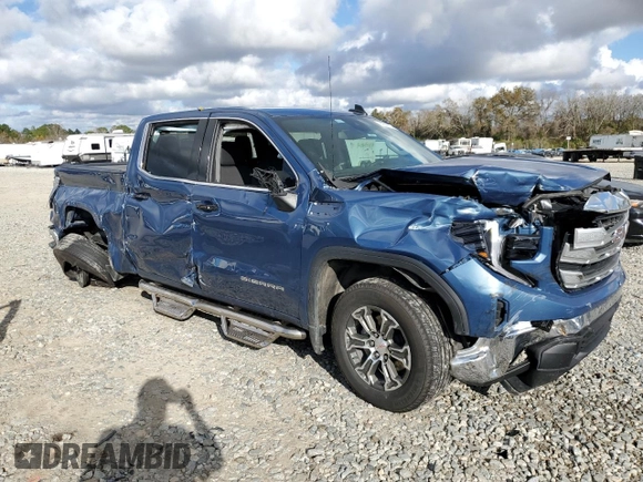 2024 GMC Sierra 1500 with VIN 1GTPHBEK0RZ161521, listed as a Copart auction lot 85525754 with 18,382 mi miles and Salvage Title. Bid and sale history available at DreamBid. Image 4.