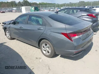2023 Hyundai Elantra SE with VIN KMHLL4AG2PU631807, listed as a IAAI auction lot 42171342 with 54,733 mi miles and . Bid and sale history available at DreamBid. Image 3.
