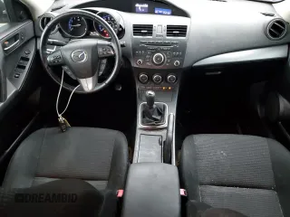 2013 Mazda 3 i Touring with VIN JM1BL1L73D1761247, listed as a Copart auction lot 62831295 with 142,184 mi miles and Salvage title. Bid and sale history available at DreamBid. Image 8.