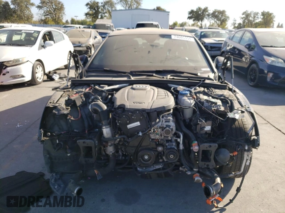 2019 Audi A5 Sportback Prestige with VIN WAUCNCF57KA016659, listed as a Copart auction lot 74605354 with 59,165 mi miles and Salvage Title. Bid and sale history available at carsss.com. Image 5.