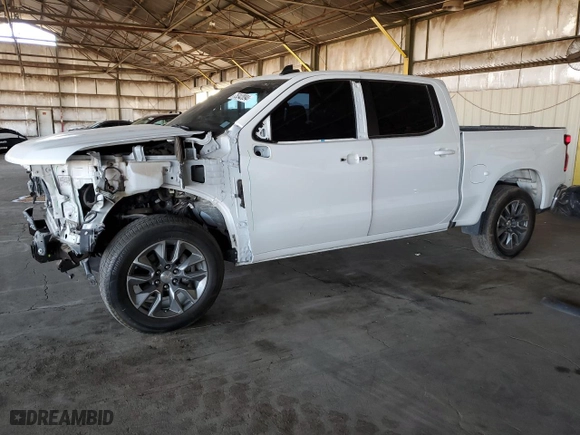 2022 Chevrolet Silverado 1500 LTD LT with VIN 1GCPWCED1NZ123268, listed as a Copart auction lot 75342094 with 78,824 mi miles and Salvage Title. Bid and sale history available at carsss.com. Image 1.