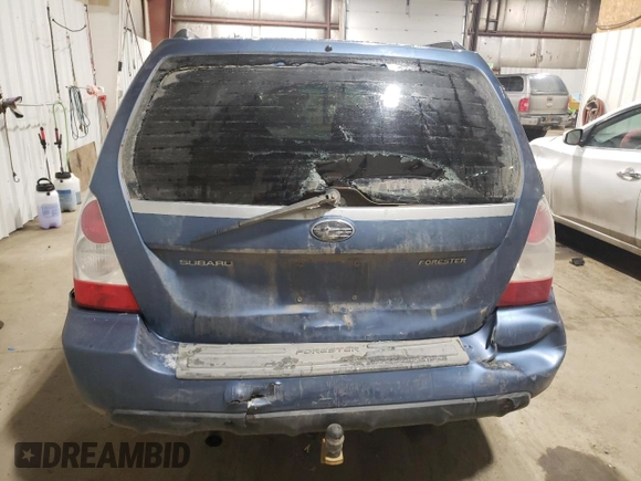 2007 Subaru Forester X with VIN JF1SG63617G735181, listed as a Copart auction lot 88952485 with 141,285 mi miles and Salvage Title. Bid and sale history available at carsss.com. Image 6.