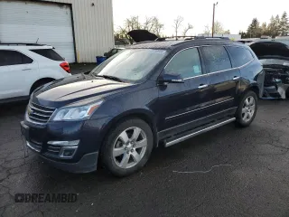 2016 Chevrolet Traverse LTZ z VIN 1GNKVJKD6GJ298890, wystawiony jako Copart lot #84758944 z przebiegiem 107 798 mil mil oraz Szkoda całkowita • Salvage title. Historia ofert i sprzedaży dostępna na DreamBid. Obrazek 1.