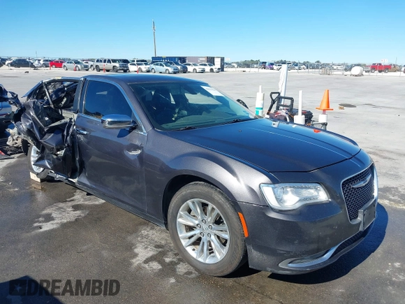 2016 Chrysler 300 with VIN 2C3CCAEG0GH105650, listed as a IAAI auction lot 40853864 with 156,445 mi miles. Bid and sale history available at carsss.com. Image 1.