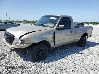 2007 Ford Ranger XL with VIN 1FTYR10D57PA41016, listed as a Copart auction lot 52614195 with 152,597 mi miles and Salvage Title. Bid and sale history available at carsss.com. Image 1.