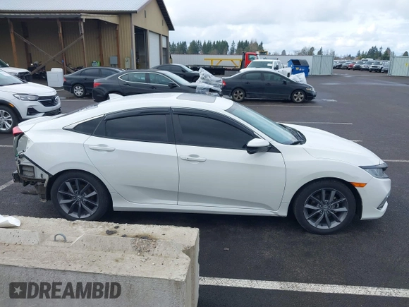 2019 Honda Civic Sedan EX with VIN 19XFC1F36KE213036, listed as a IAAI auction lot 41817643 with 83,332 mi miles. Bid and sale history available at carsss.com. Image 14.