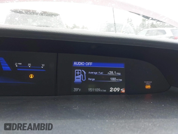 2015 Honda Civic EX with VIN 2HGFB2F85FH503798, listed as a IAAI auction lot 42019022 with 151,109 mi miles and . Bid and sale history available at carsss.com. Image 7.