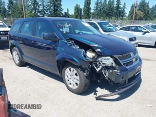 2014 Dodge Journey SE with VIN 3C4PDCAB3ET209912, listed as a IAAI auction lot 42854043 with 84,624 mi miles and . Bid and sale history available at DreamBid. Image 1.