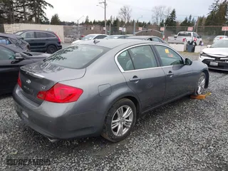 2013 Infiniti G37 Sedan Journey with VIN JN1CV6AP9DM722923, listed as a IAAI auction lot 41603802 with 61,445 mi miles. Bid and sale history available at carsss.com. Image 4.