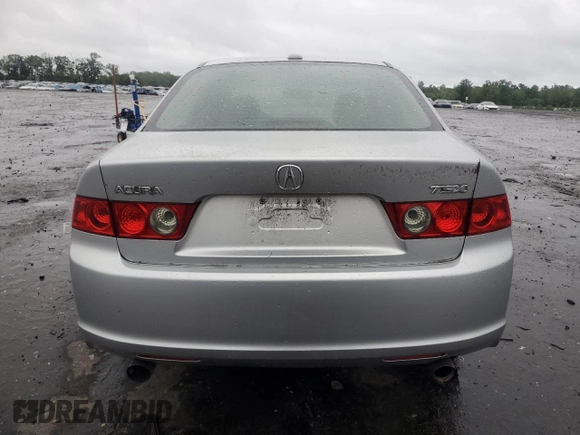2006 Acura TSX с VIN JH4CL95846C018076, выставлен на аукционе Copart как лот 56769545 с пробегом 182 756 миль миль и Списание • Salvage title. История ставок и продаж доступна на DreamBid. Изображение 6.