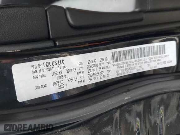 2019 Jeep Grand Cherokee High Altitude с VIN 1C4RJFCG7KC610611, выставлен на аукционе Copart как лот 84940624 с пробегом 108 776 миль миль и Списание • Salvage title. История ставок и продаж доступна на DreamBid. Изображение 13.