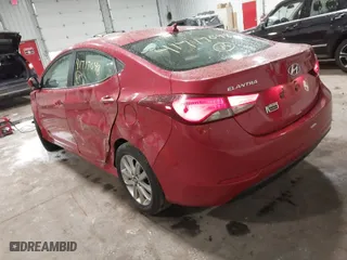 2016 Hyundai Elantra SE with VIN KMHDH4AE1GU556831, listed as a IAAI auction lot 41717048 with 91,730 mi miles. Bid and sale history available at carsss.com. Image 3.