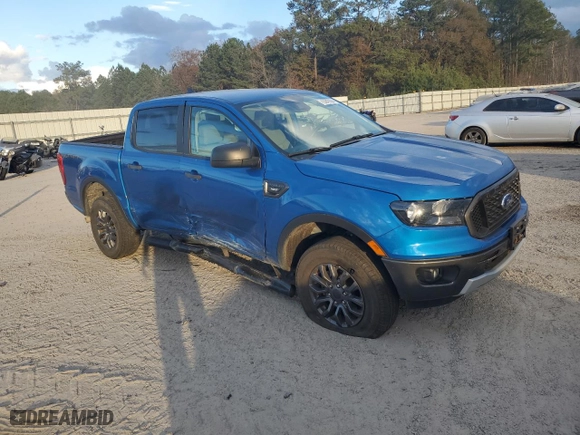 2022 Ford Ranger XL with VIN 1FTER4EH5NLD10524, listed as a Copart auction lot 85647094 with 20,250 mi miles and Salvage Title. Bid and sale history available at carsss.com. Image 4.