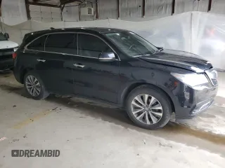 2014 Acura MDX Technology with VIN 5FRYD4H48EB035575, listed as a Copart auction lot 55239285 with 167,120 mi miles and Salvage title. Bid and sale history available at DreamBid. Image 4.
