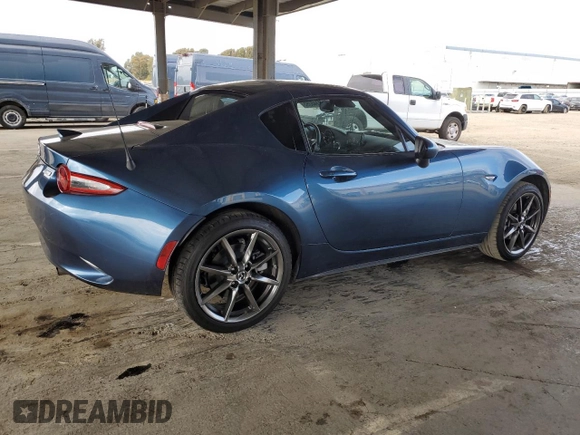 2018 Mazda MX-5 Miata Grand Touring with VIN JM1NDAM78J0203954, listed as a Copart auction lot 51148095 with 36,978 mi miles and Salvage title. Bid and sale history available at DreamBid. Image 3.