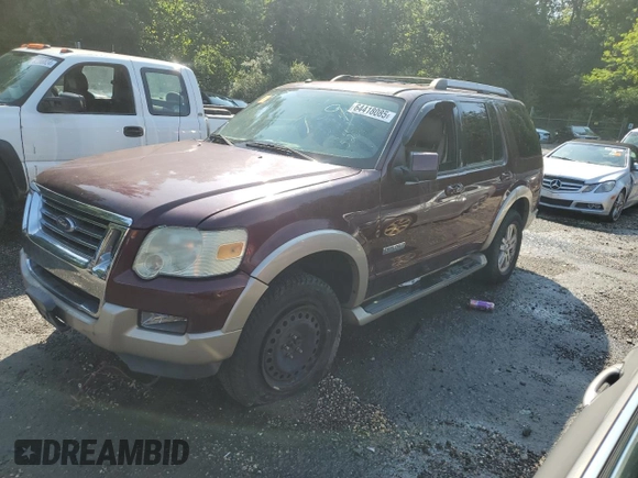 2007 Ford Explorer Eddie Bauer z VIN 1FMEU74E97UA48412, wystawiony jako Copart lot #64418085 z przebiegiem Nie podano mil oraz Szkoda całkowita • Salvage title. Historia ofert i sprzedaży dostępna na DreamBid. Obrazek 1.
