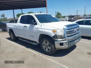 2017 Toyota Tundra SR with VIN 5TFRM5F19HX111450, listed as a IAAI auction lot 42293503 with 360,344 mi miles and . Bid and sale history available at DreamBid. Image 1.