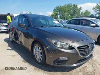 2014 Mazda 3 i Touring with VIN JM1BM1L75E1113200, listed as a IAAI auction lot 42591600 with 163,478 mi miles and . Bid and sale history available at DreamBid. Image 1.