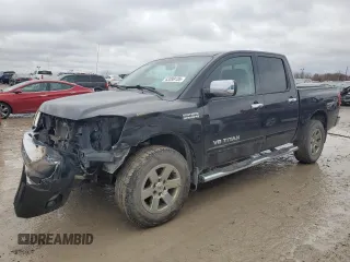 2012 Nissan Titan S with VIN 1N6AA0EC5CN320679, listed as a Copart auction lot 43398135 with 219,604 mi miles and Salvage Title. Bid and sale history available at carsss.com. Image 1.