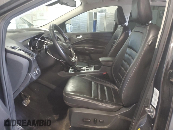 2019 Ford Escape Titanium with VIN 1FMCU0J91KUC02268, listed as a Copart auction lot 54150445 with 165,897 mi miles and Salvage title. Bid and sale history available at DreamBid. Image 7.