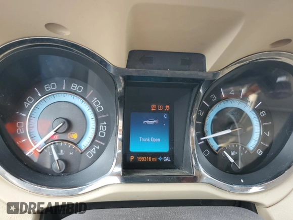 2013 Buick LaCrosse Leather with VIN 1G4GC5E37DF317309, listed as a Copart auction lot 61252545 with 199,316 mi miles and Salvage title. Bid and sale history available at DreamBid. Image 9.