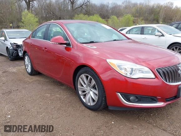 2015 Buick Regal Premium I with VIN 2G4GN5EX3F9188249, listed as a IAAI auction lot 42109855 with 123,124 mi miles and . Bid and sale history available at DreamBid. Image 1.