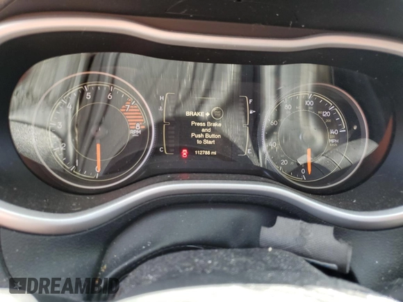 2018 Jeep Cherokee Latitude Plus with VIN 1C4PJLLX3JD577458, listed as a Copart auction lot 58023255 with 112,788 mi miles and Salvage title. Bid and sale history available at DreamBid. Image 9.