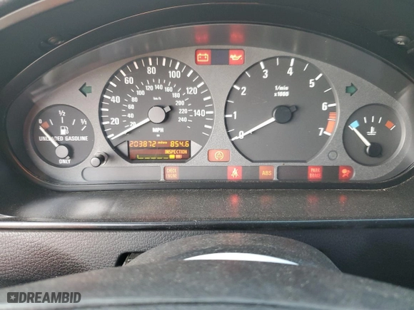 1998 BMW 3-Series 318TI with VIN WBACG7323WKC30210, listed as a Copart auction lot 84531834 with 203,872 mi miles and Salvage Title. Bid and sale history available at carsss.com. Image 9.