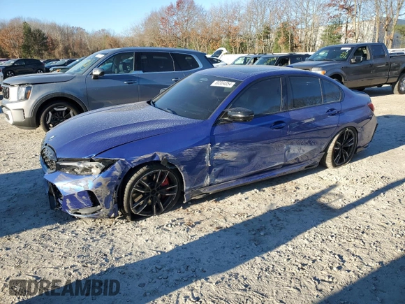 2024 BMW 3 Series M340i xDrive with VIN 3MW49FF00R8D93645, listed as a Copart auction lot 80304054 with 19,811 mi miles and Salvage Title. Bid and sale history available at carsss.com. Image 1.
