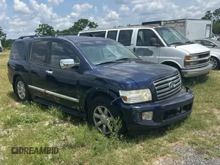 2007 Infiniti QX56 z VIN 5N3AA08A47N804400, wystawiony jako Copart lot #56394275 z przebiegiem 202 776 mil mil oraz Czysty tytuł • Clean title. Historia ofert i sprzedaży dostępna na DreamBid. Obrazek 1.