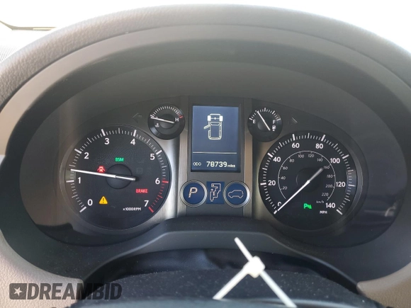 2017 Lexus GX with VIN JTJBM7FX6H5166965, listed as a Copart auction lot 49814385 with 78,739 mi miles and Salvage Title. Bid and sale history available at carsss.com. Image 9.