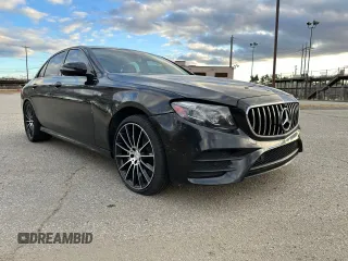 2018 Mercedes-Benz E-Class AMG E 43 with VIN WDDZF6EB0JA401827, listed as a Copart auction lot 83438774 with 63,195 mi miles and Clean Title. Bid and sale history available at carsss.com. Image 1.