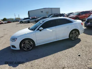 2017 Audi A3 Sedan Premium Plus with VIN WAUGUGFF0H1054991, listed as a Copart auction lot 79725324 with 128,270 mi miles and Salvage Title. Bid and sale history available at carsss.com. Image 1.
