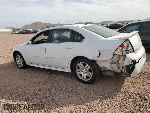2014 Chevrolet Impala LT z VIN 2G1WB5E34E1133059, wystawiony jako Copart lot #47658895 z przebiegiem 57 557 mil mil oraz Szkoda całkowita • Salvage title. Historia ofert i sprzedaży dostępna na DreamBid. Obrazek 2.
