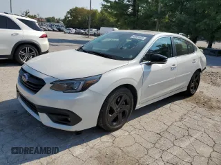 2021 Subaru Legacy Sport with VIN 4S3BWAH67M3014729, listed as a Copart auction lot 68991634 with 39,241 mi miles and Salvage Title. Bid and sale history available at carsss.com. Image 1.