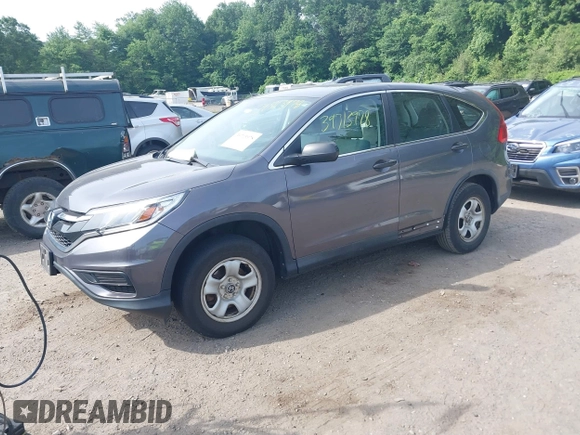 2016 Honda CR-V LX with VIN 2HKRM4H36GH659845, listed as a IAAI auction lot 39713978 with 84,757 mi miles. Bid and sale history available at carsss.com. Image 2.