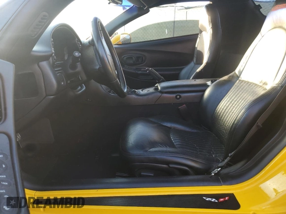 2002 Chevrolet Corvette Z06 with VIN 1G1YY12S525108001, listed as a Copart auction lot 88237615 with 0 mi miles and Salvage Title. Bid and sale history available at carsss.com. Image 7.