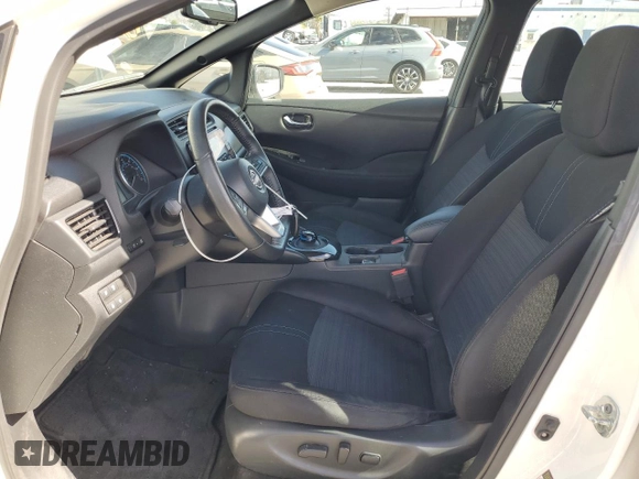 2023 Nissan LEAF SV Plus with VIN 1N4CZ1CVXPC557206, listed as a Copart auction lot 46681545 with 61,179 mi miles and Salvage Title. Bid and sale history available at DreamBid. Image 7.