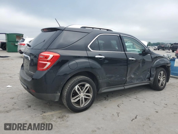 2016 Chevrolet Equinox LTZ z VIN 2GNALDEKXG6332081, wystawiony jako Copart lot #56972925 z przebiegiem 97 460 mil mil oraz Szkoda całkowita • Salvage title. Historia ofert i sprzedaży dostępna na DreamBid. Obrazek 3.