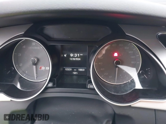 2015 Audi S5 Premium Plus with VIN WAUCGAFR0FA060672, listed as a IAAI auction lot 41183272 with 123,231 mi miles. Bid and sale history available at carsss.com. Image 7.