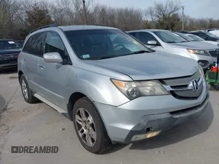 2007 Acura MDX Tech Pkg with VIN 2HNYD28337H500977, listed as a IAAI auction lot 41779109 with 117,037 mi miles. Bid and sale history available at carsss.com. Image 1.