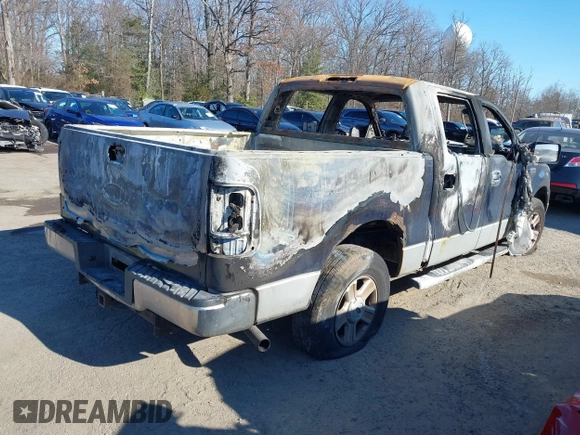 2004 Ford F-150 XLT with VIN 1FTPW14564KB70995, listed as a IAAI auction lot 41284952 with Not provided miles and . Bid and sale history available at DreamBid. Image 4.
