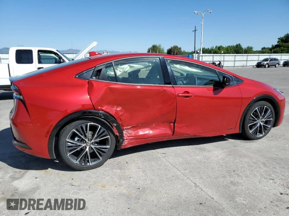 2024 Toyota Prius LE with VIN JTDADABU8R3010236, listed as a Copart auction lot 61234525 with 10,065 mi miles and Salvage title. Bid and sale history available at DreamBid. Image 3.