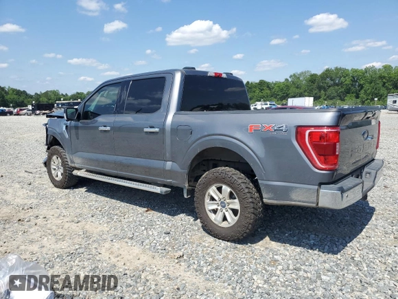 2022 Ford F-150 XL with VIN 1FTFW1E54NFA60192, listed as a Copart auction lot 56924485 with 101,403 mi miles and Salvage title. Bid and sale history available at DreamBid. Image 2.