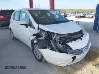 2015 Nissan Note SV with VIN 3N1CE2CP4FL436688, listed as a IAAI auction lot 42082558 with 85,965 mi miles and . Bid and sale history available at DreamBid. Image 1.