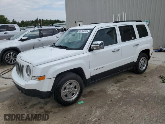 2014 Jeep Patriot Sport with VIN 1C4NJPBA3ED601257, listed as a Copart auction lot 60163155 with 112,958 mi miles and Clean title. Bid and sale history available at DreamBid. Image 1.