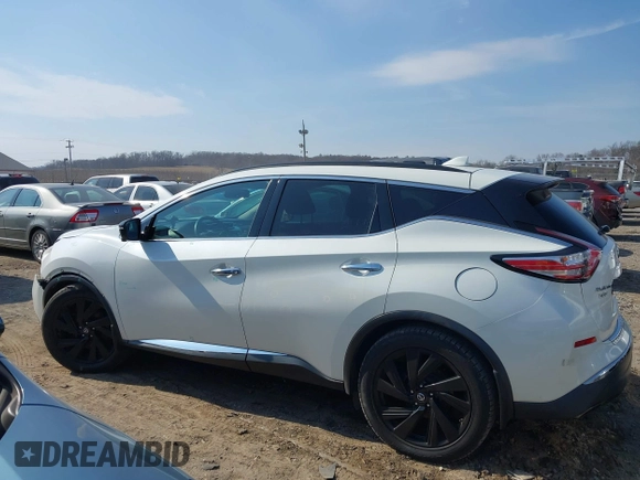 2017 Nissan Murano S with VIN 5N1AZ2MH2HN153270, listed as a IAAI auction lot 41720819 with 141,555 mi miles and . Bid and sale history available at DreamBid. Image 14.