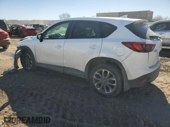 2016 Mazda CX-5 Grand Touring with VIN JM3KE4DYXG0781063, listed as a Copart auction lot 47099825 with 0 mi miles and Salvage Title. Bid and sale history available at carsss.com. Image 2.