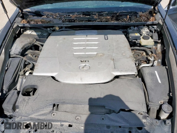 2007 Lexus LS 460 with VIN JTHBL46F675003368, listed as a Copart auction lot 62220355 with 176,745 mi miles and Salvage title. Bid and sale history available at DreamBid. Image 11.