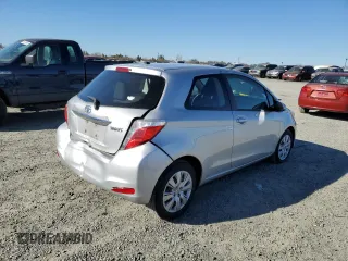 2014 Toyota Yaris L with VIN VNKJTUD31EA009063, listed as a Copart auction lot 41993385 with 75,408 mi miles and Salvage Title. Bid and sale history available at carsss.com. Image 3.